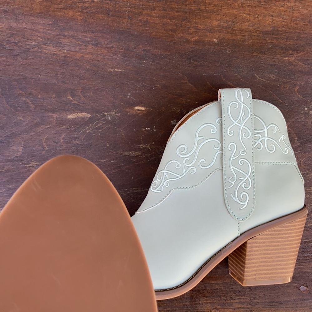 New Code West Mint pastel Western cowboy Boots - Picture 8 of 8